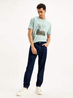 Levi's - Mens Slim Fit Navy Blue Jogger Jeans