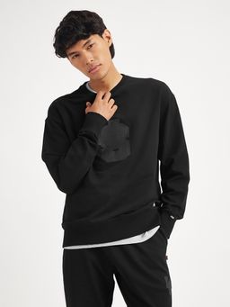 Levi's - Mens Graphic Black Crew Neck Sweatshirt