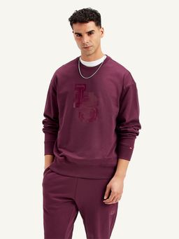 Levi's - Mens Graphic Wine Crew Neck Sweatshirt