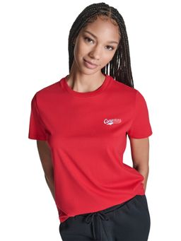 Converse - Women Red Winged Chucks Printed T-shirt