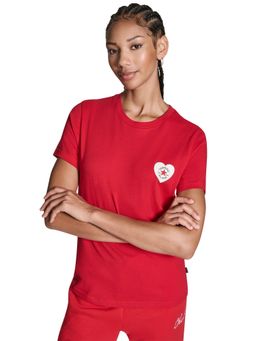 Converse - Women Red Graphic Printed T-shirt