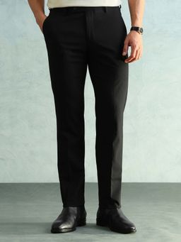 Arrow - Men's Solid Slim Fit Formal Trousers