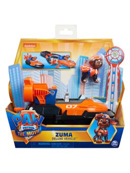 Paw Patrol - Zumas Deluxe Movie Transforming Toy Car & Collectible Action Figure