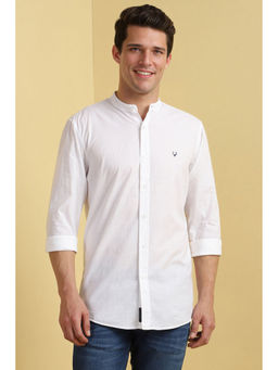 Allen Solly - Men White Solid Casual Shirt