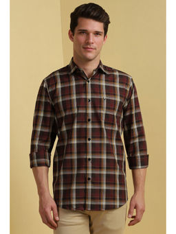 Allen Solly - Men Slim Fit Checks Casual Shirt