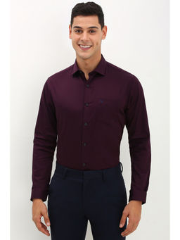 Allen Solly - Men Slim Fit Solid Shirt
