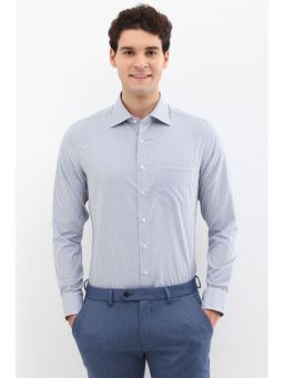 Allen Solly - Men Blue Slim Fit Checks Shirt