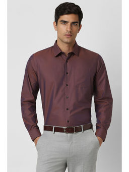 Van Heusen - Men Brown Slim Fit Shirt