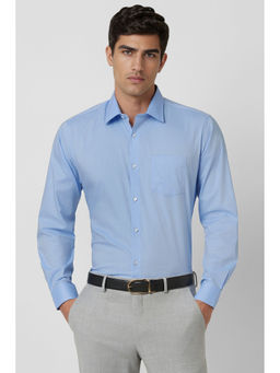 Van Heusen - Men Blue Regular Fit Checks Shirt