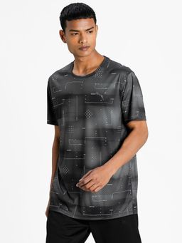 Puma - Performance Print Training Men Black T-Shirt