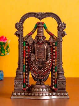 eCraftIndia - Tirupati Balaji Cold Cast Bronze Resin Decorative Figurine