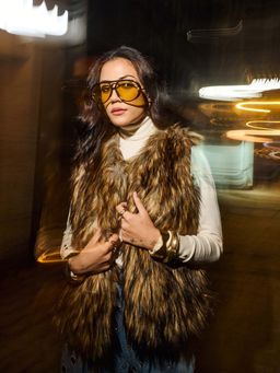 The Clothing Factory - Wild Luxe Faux Fur Waistcoat