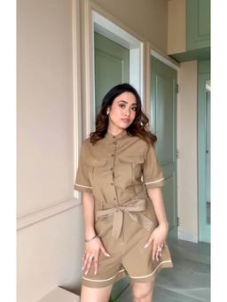 HOUSE OF SAL - Women Olive Nile Playsuit