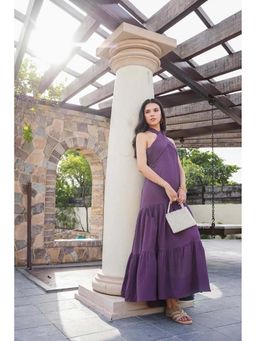 HOUSE OF SAL - Women Purple Nars Dress