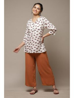 Biba - Salmon Art Silk Palazzo