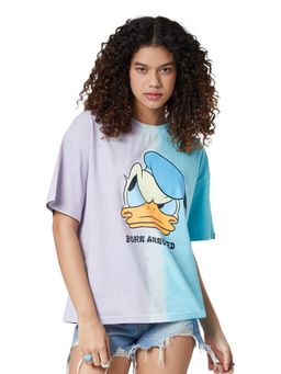 The Souled Store - Donald Duck Born Annoyed Cotton Women Oversized T-Shirt