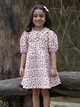 ZACH & KIKI - Multi Color Printed Vintage floral dress