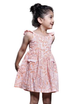 ZACH & KIKI - Multi Color Printed Vintage Paisley Dress