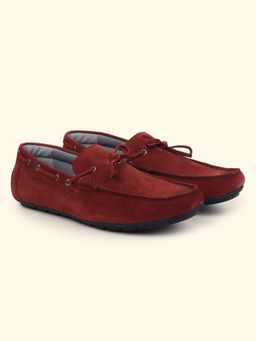 Yoho - Men Maroon Moccasins