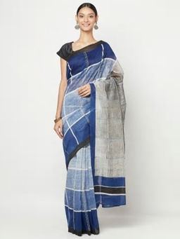 Fabindia - Cotton Silk Printed Sari