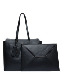 Horra - Womens Office Tote Bag with 14" Laptop Sleeve - Black