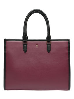 Horra - Big Office Tote Bag for Women - Wine