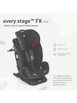 Joie - Car seat Every Stage Fx Coal Birth+ to 36 Kg