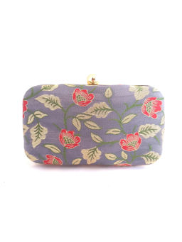 A Clutch Story - Grace Floral Brocade Clutch