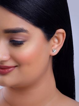 GIVA - 925 Silver Women Bonded Love Stud Earrings