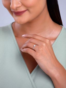 GIVA - 925 Silver Women Dainty Darling Adjustable Ring