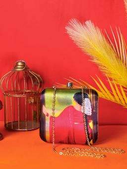 SWISNI - Multi-Color Lady Digital Printed Clutch Bag