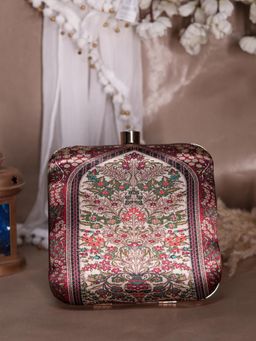 SWISNI - Multi-Color Printed Digital Clutch Bag