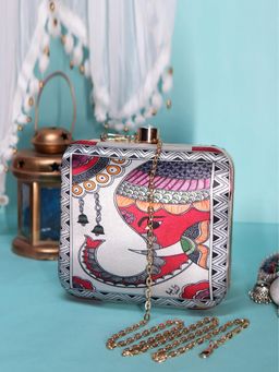 SWISNI - Multi-Color Printed Digital Clutch Bag