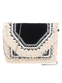 SWISNI - Womens Casual Black Sober Banjara Bag