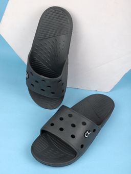 Carlton London - Solid Dark Grey Sandals