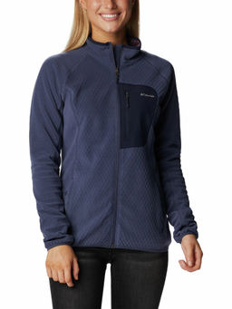 Columbia - Womens Navy Omni-Heat Helix W Outdoor Tracks Full Zip Fleece Jacket