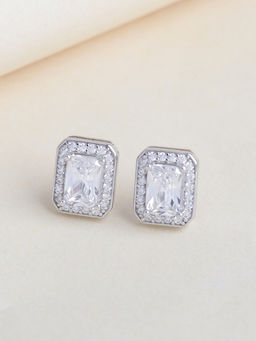 Ornate Jewels - 925 Silver 2 Carat Cushion Cut American Diamond Ring For Women & Girls (One Size)