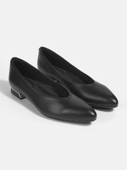Lemon & Pepper - Black Formal Ballerinas