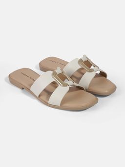 Lemon & Pepper - White Casual Flats