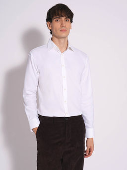 Selected - White Organic Cotton Non-Iron Formal Shirt
