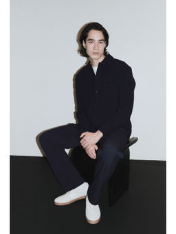 H&M - Men Blue Four-Way Stretch Overshirt