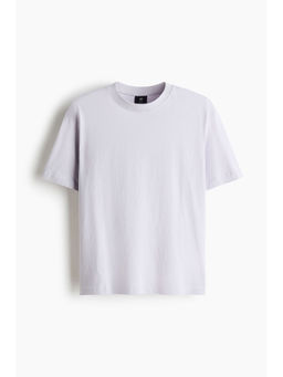 H&M - Men Purple Relaxed Fit T-Shirt
