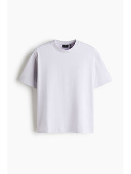 H&M - Men Purple Coolmax Relaxed Fit T-Shirt