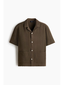 H&M - Men Green Regular Fit Resort Shirt