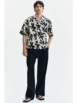 H&M - Men Multi-Color Relaxed Fit Resort Shirt