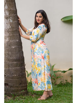 Zerah Designs - Snowdrop Mul Silk Dress