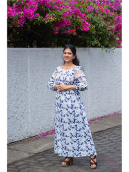 Zerah Designs - Nila Misty Lavender Floral Dress