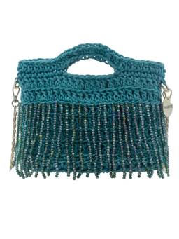 Palette - Jardin Jade Vine Green Crochet Beaded Handbag