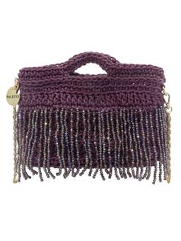 Palette - Jardin Wisteria Mauve Crochet Beaded Bag