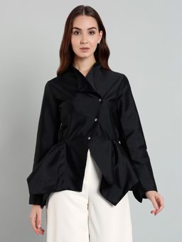 MISH - Black Colour Wrap Style Top